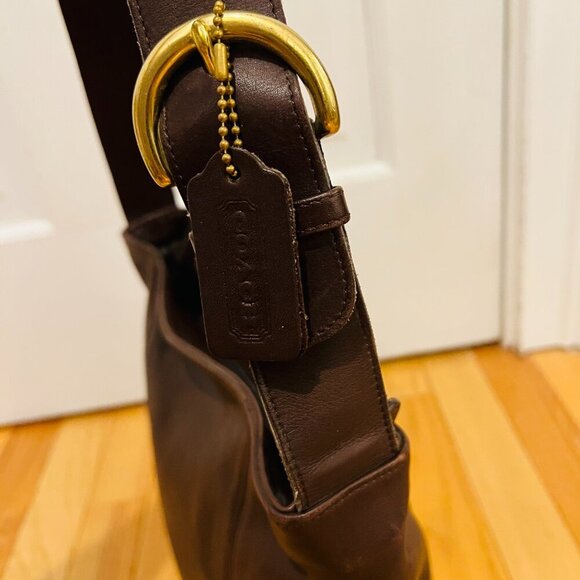 Vintage Coach Erickson Caramel Tan Bag -4169 MADE IN USA - Picture 15 of 16